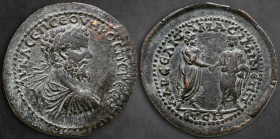 Pontos. Amaseia. Septimius Severus AD 193-211. Dated CY 208=AD 205/6. Bronze Æ