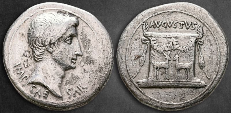Ionia. Ephesos. Augustus 27 BC-AD 14. 
Cistophoric Tetradrachm AR

26 mm, 11,...