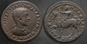 Phrygia. Dokimeion. Diadumenian, as Caesar AD 217-218. Bronze Æ