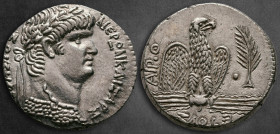 Seleucis and Pieria. Antioch. Nero AD 54-68. Dated RY 9 and year 111 of the Caesarean Era = AD 62/3.. Tetradrachm AR
