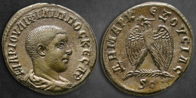 Seleucis and Pieria. Antioch. Philip II as Caesar AD 244-247. Billon-Tetradrachm