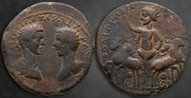 Seleucis and Pieria. Laodicea ad Mare. Caracalla and Geta AD 197-217. Bronze Æ