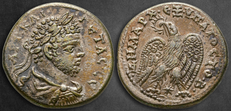 Seleucis and Pieria. Laodicea ad Mare. Geta as Caesar AD 197-209. 
Billon-Tetra...