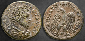 Seleucis and Pieria. Laodicea ad Mare. Geta as Caesar AD 197-209. Billon-Tetradrachm