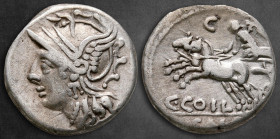 C. Coelius Caldus 104 BC. Rome. Denarius AR