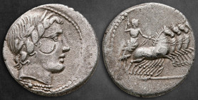 Gargilius, Ogulnius and Vergilius 86 BC. Rome. Denarius AR