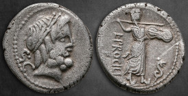 L. Procilius 80 BC. Rome. Denarius AR