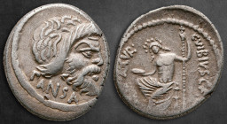C. Vibius C.f. Cn. Pansa Caetronianus 48 BC. Rome. Denarius AR
