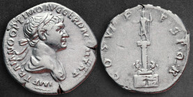 Trajan AD 98-117. Rome. Denarius AR