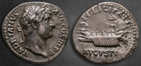 Hadrian AD 117-138. Rome. Denarius AR