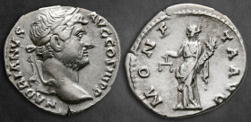 Hadrian AD 117-138. Rome. Denarius AR