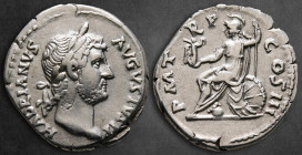 Hadrian AD 117-138. Rome. Denarius AR