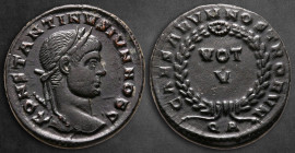 Constantine II, as Caesar AD 317-337. Arelate (Arles). Follis Æ