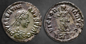Valentinian II AD 375-392. Siscia. Follis Æ