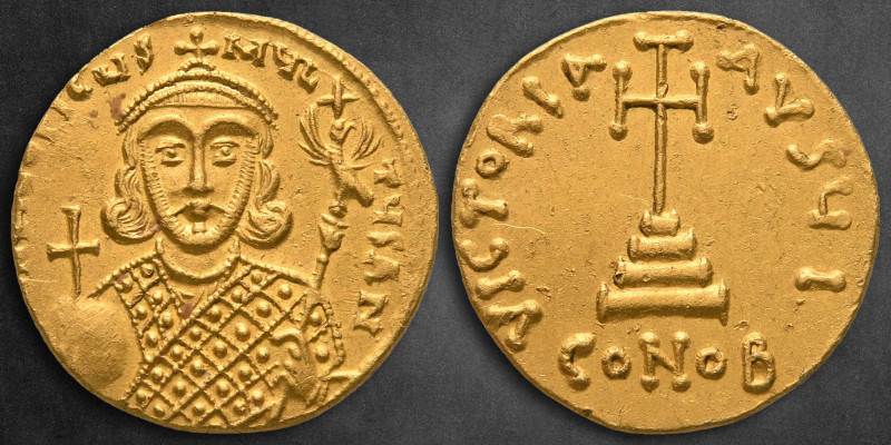 Philippicus (Bardanes) AD 711-713. Constantinople
Solidus AV

19 mm, 4,46 g
...