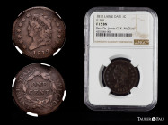 U.S. Coins. Classic Head Cents. 1 cent. 1812. Philadelphia. (Km-39). Ae. Large date. Slabbed by NGC as F 15. NGC-F. Est...350,00. 

Spanish Descript...