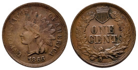 U.S. Coins. Indian Cents. 1 cent. 1866. Philadelphia. (Km-90a). Ae. 2,94 g. Dirt. Almost XF. Est...60,00. 

Spanish Description: Estados Unidos. Ind...