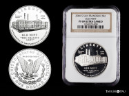 U.S. Coins. Commemorative issues. 1 dollar. 2006. San Francisco. S. Ag. Slabbed by NGC as PF 69 ULTRA CAMEO. NGC-PF. Est...45,00. 

Spanish Descript...