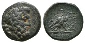 Greek Coins
PHRYGIA. Amorion. Ae (2nd-1st centuries BC). Sokrates and Aristodes, magistrates.
Obv: Laureate head of Zeus right.
Rev: ΣΩΚΡΑΤ / ΑΡΙΣΤΕΙΔ...