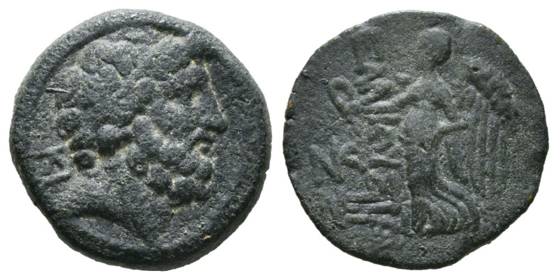 Greek Coins
CILICIA. Elaioussa Sebaste. Ae (1st century BC).
Obv: Laureate head ...