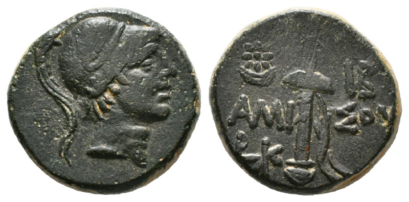 Greek Coins
PONTOS. Amisos. Ae (Circa 111-105 or 95-90 BC). Struck under Mithrad...