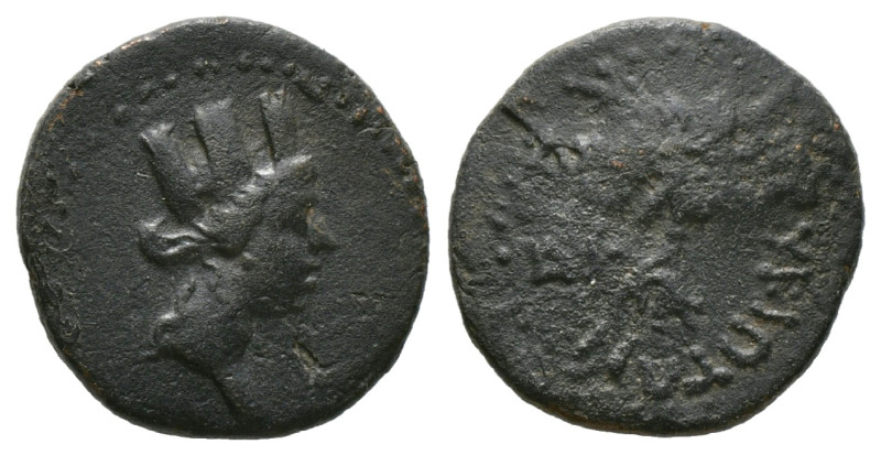 CILICIA. Zephyrion. Ae (Circa 2nd-1st centuries BC). Obv: Turreted head of Tyche...