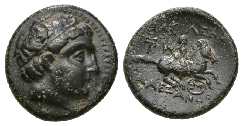 Greek
KINGS of MACEDON. Philip III Arrhidaios. 323-317 BC. 5,25 gr - 18,75 mm Æ ...