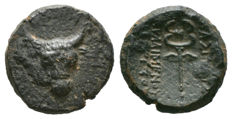 Greek Coins
KINGS OF PAPHLAGONIA. Pylaimenes II. / III. Euergetes (Circa 133-103...