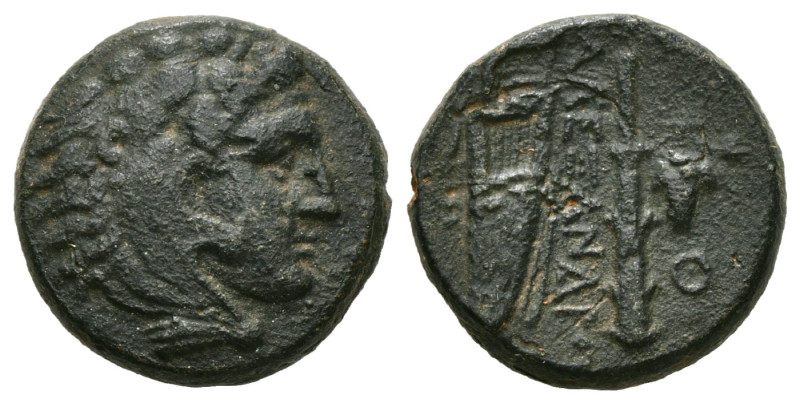 Greek Coins
KINGS OF MACEDON. Alexander III 'the Great' (336-323 BC). Ae Unit. U...