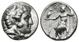 Greek Coins
KINGS OF MACEDON. Alexander III 'the Great' (336-323 BC). Tetradrachm.
Obv: Head of Herakles right, wearing lion skin.
Rev: AΛΕΞΑΝΔΡOY.
Ze...