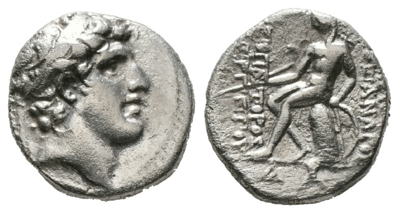 SELEUKID KINGS OF SYRIA. Alexander I Balas (152-145 BC). Drachm. Antioch.
Obv: D...
