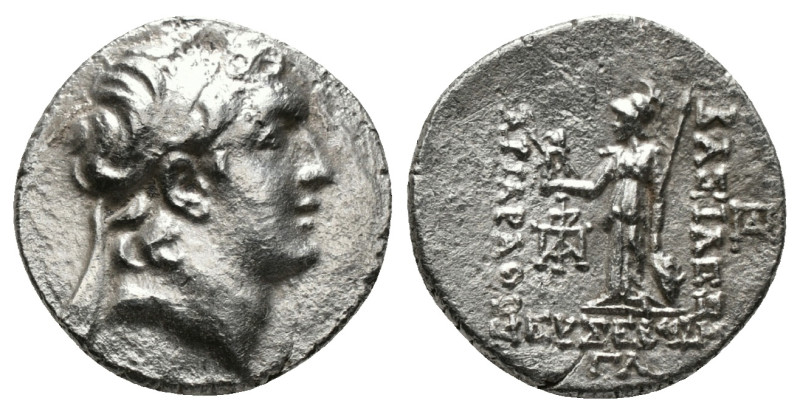Greek Coins
KINGS OF CAPPADOCIA. Ariobarzanes Drachm. Mint A (Eusebeia under Mt....