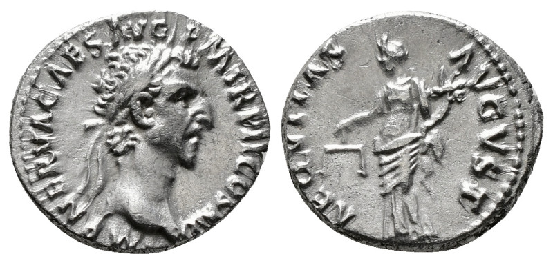 Roman Imperial Coins
NERVA (96-98). Denarius. Rome.
Obv: IMP NERVA CAES AVG P M ...