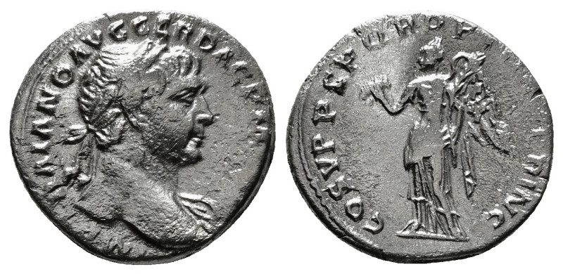 Roman Imperial Coins
TRAJAN (98-117). Denarius. Rome.
Obv: IMP TRAIANO AVG GER D...