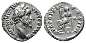 Roman Imperial Coins
ANTONINUS PIUS (138-161). Denarius. Rome.
Obv: ANTONINVS AVG PIVS P P IMP II.
Laureate head right.
Rev: TR POT XX COS IIII.
Salus...