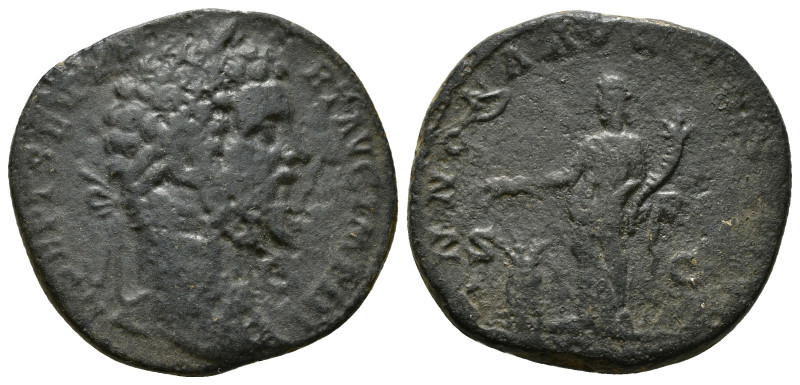 Roman Imperial Coins Septimius Severus, 193 – 211.
Sestertius 194, Æ L SEPT SEV ...