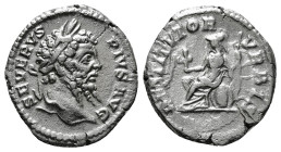 Roman Imperial Coins SEPTIMIUS SEVERUS (193-211). Denarius. Rome.
Obv: SEVERVS PIVS AVG.
Laureate head right.
Rev: RESTITVTOR VRBIS.
Roma seated left ...