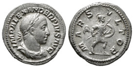 Roman Imperial Coins
SEVERUS ALEXANDER (222-235). Denarius. Rome.
Obv: IMP ALEXANDER PIVS AVG.
Laureate, draped and cuirassed bust right.
Rev: MARS VL...