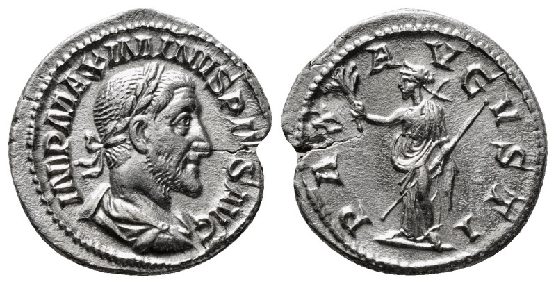 Roman Imperial Coins
MAXIMINUS THRAX (235-238). Denarius. Rome.
Obv: IMP MAXIMIN...