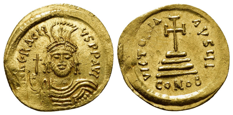 Byzantine Coins
HERACLIUS (610-641). GOLD Solidus. Constantinople.
Obv: δ NN Һ...