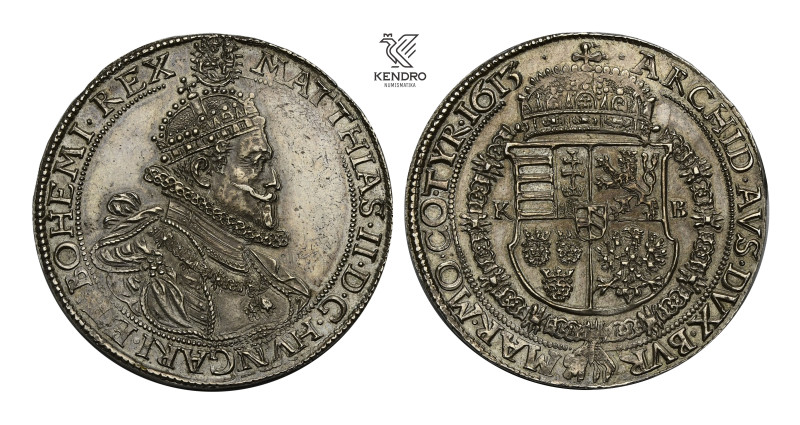 Matthias II. Taler 1613. Kremnitz. Rare!

Matyáš II. Tolar 1613. Kremnice. Vzá...