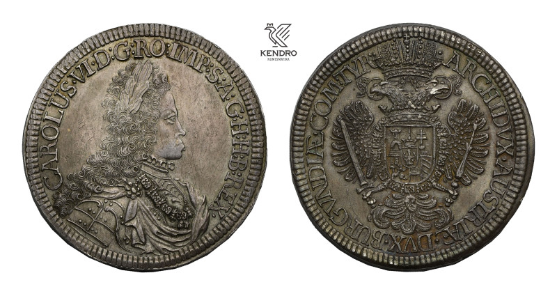 Charles VI. 2 Thaler 1711 - 1740. Hall.
Tyrol.

Karel VI. 2 Tolar 1711 - 1740...