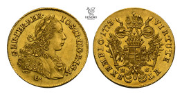 Joseph II. Ducat 1773 E// HG. Alba Iulia. Rare!