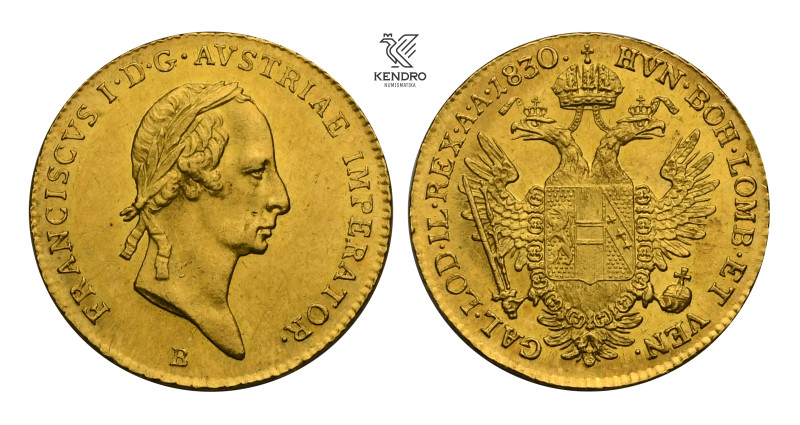 Francis I. Ducat 1830. Kremnitz.

František I. Dukát 1830. Kremnice.

3,49 g...