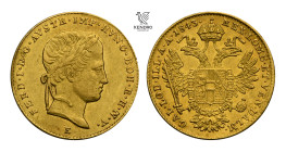 Ferdinand I of Austria. Ducat 1843. Alba Iulia.