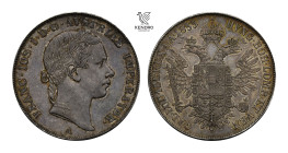 Francis Joseph I. Conventional Thaler 1855. Vienna.