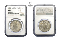 Francis Joseph I. Federal thaler 1858. Vienna.