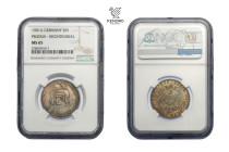 German States - Prussia. 2 Mark 1901 A. Bicentennial.