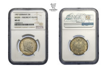 German States - Baden. 2 Mark 1907. Friedrich´s Death.