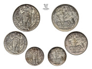 Czechoslovakia. Set of silver medals (3 pieces). Millennium of St. Wenceslas 1929/1973. Kremnitz. Rare!